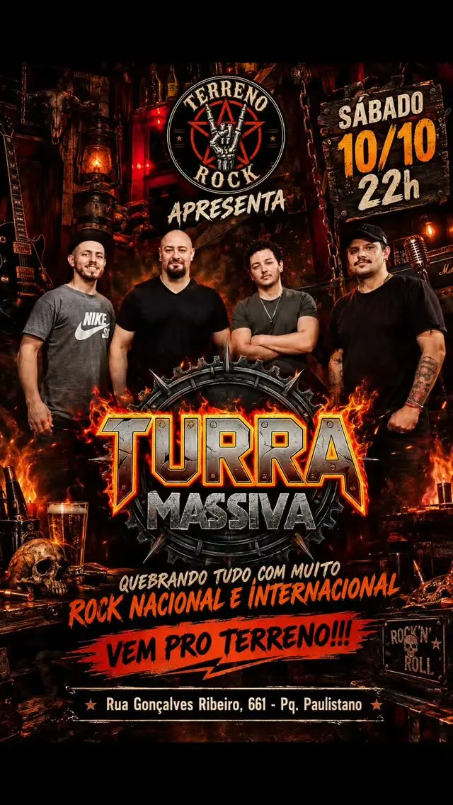 Flyer de Banda Turra Massiva