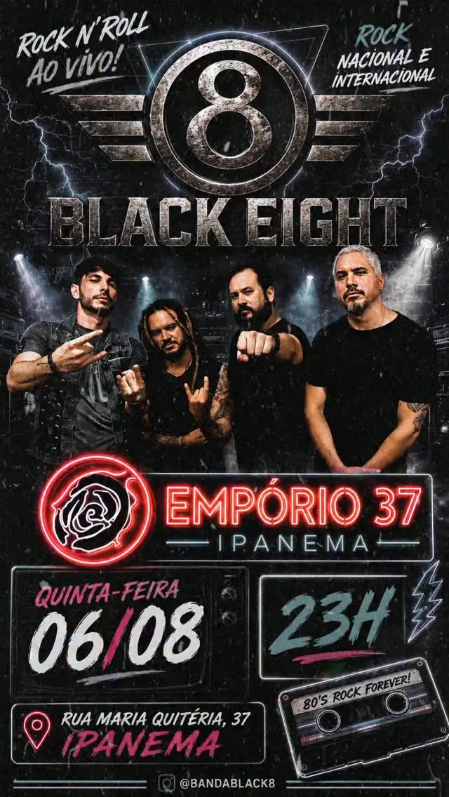 Flyer de Black Eight