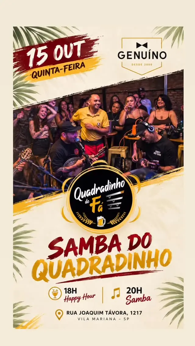 Flyer de Quadradinho de Fá