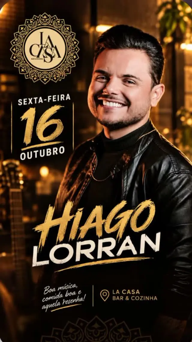 Flyer de Hiago Lorran