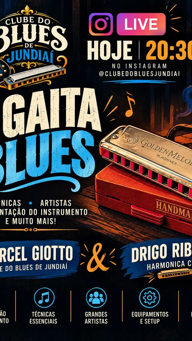 Flyer de MARCEL GIOOTTO e DRIGO RIBB