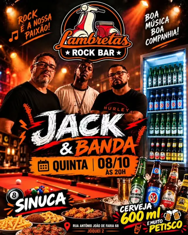 Flyer de Jack & Banda
