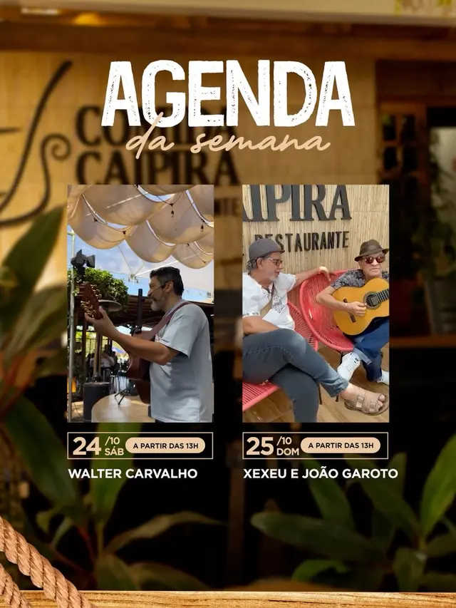 Flyer de Walter Carvalho