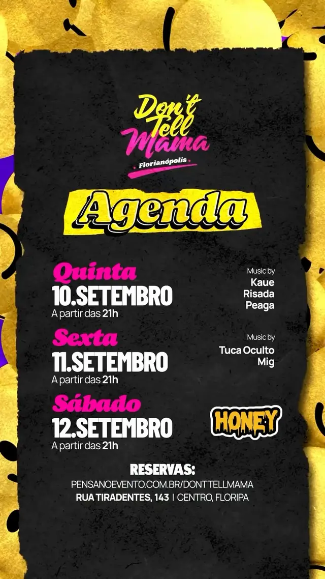 Flyer de DJ Amaro, Fernando Castro - Nandin e mais 6 artistas
