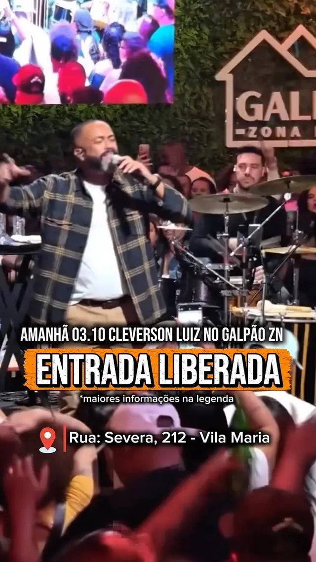 Flyer de Cleverson Luiz, Resenha do Tití e Tode Folia
