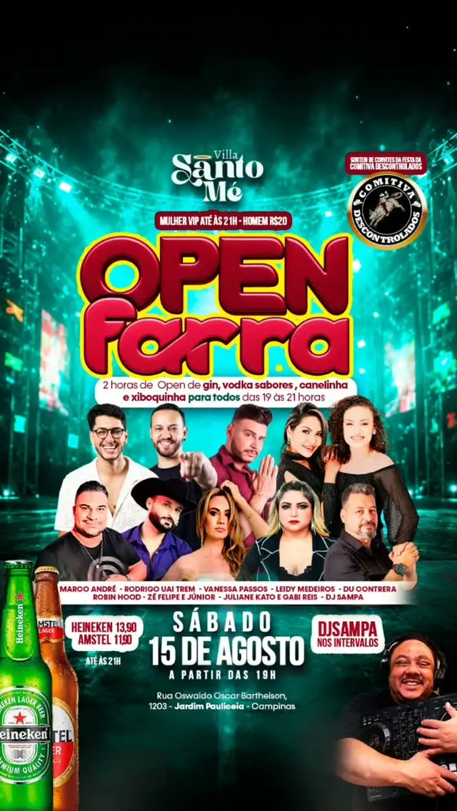 Flyer de Marco Andreii, Rodrigo Uaitrem e mais 7 artistas