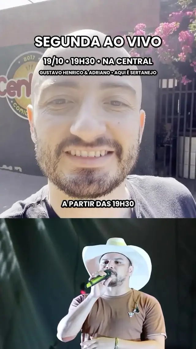 Flyer de Gustavo Henrico e Adriano
