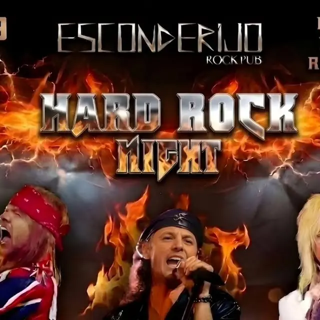 Flyer de Hard N' Roses, Dynamite e The Dirt