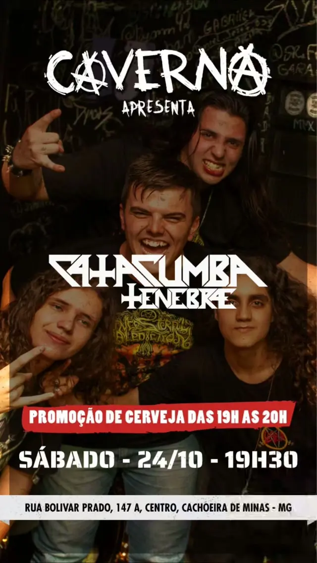 Flyer de Catacumba Tenebrae
