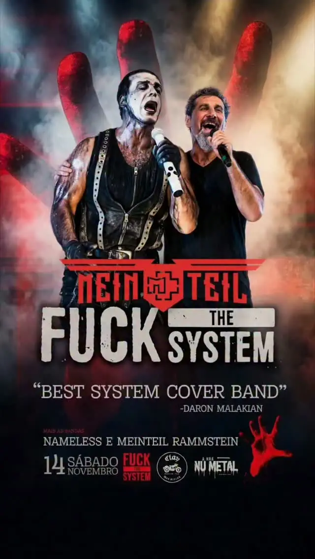 Flyer de Mein Teil, Nameless e Fuck The System