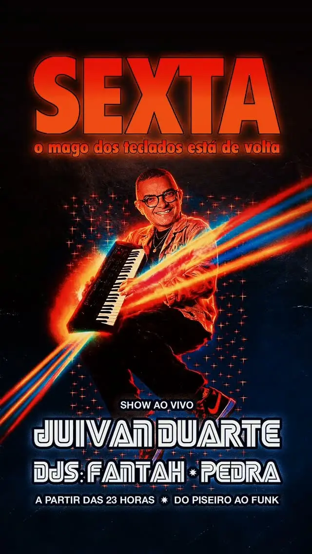 Flyer de Judivan Duarte, Fantah e Lucas Pedra