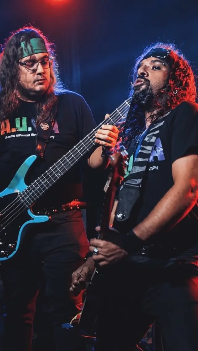 Flyer de Banda Aura, Arigatões Meme Rock e mais 4 artistas