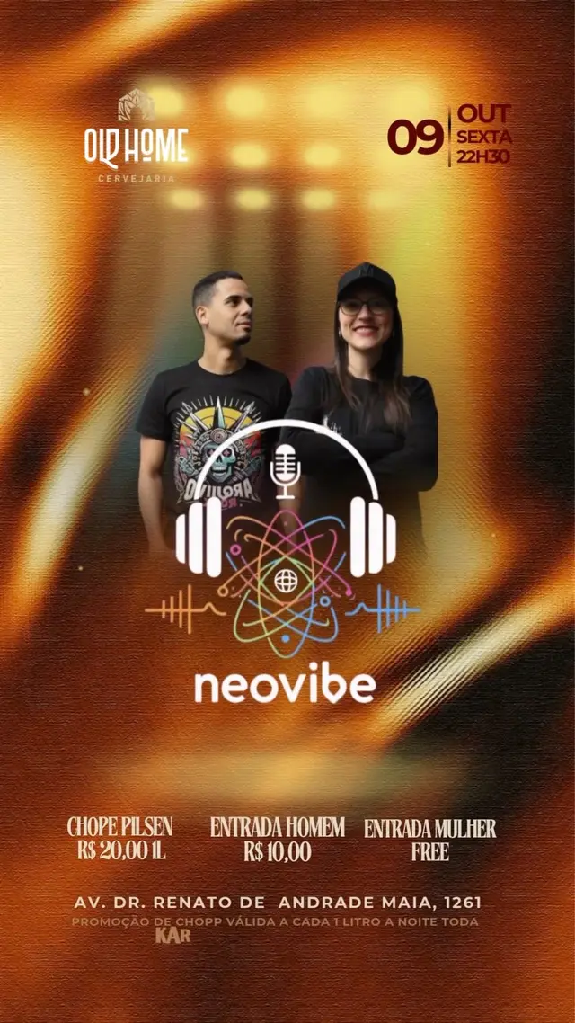 Flyer de Neovibe Oficial