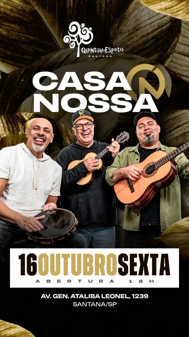 Flyer de Grupo Casa Nossa
