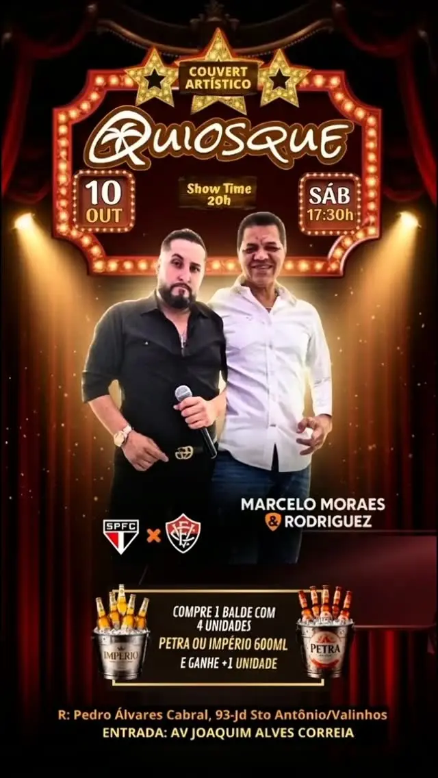 Flyer de MARCELO MORAES & RODRIGUEZ