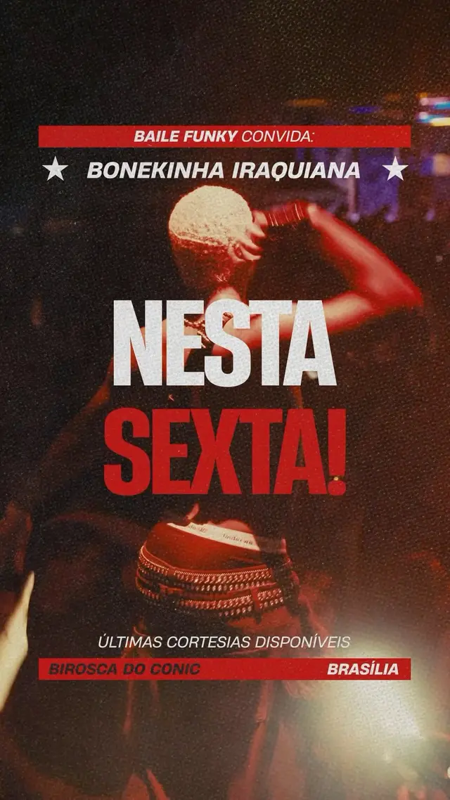 Flyer de Letícia Colares