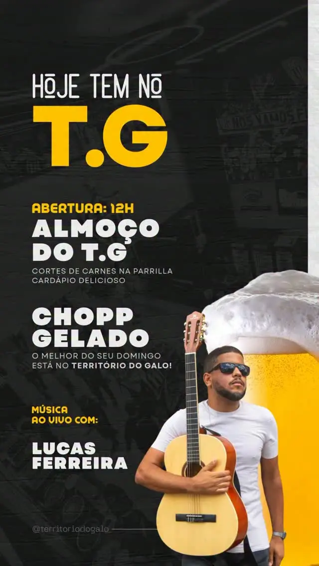 Flyer de Lucas Ferreira