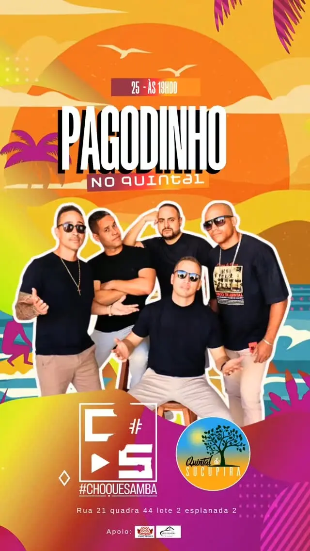 Flyer de Choque Samba