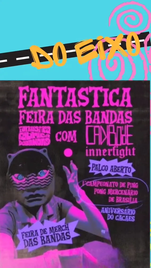 Flyer de CadibódE e Inner Fight