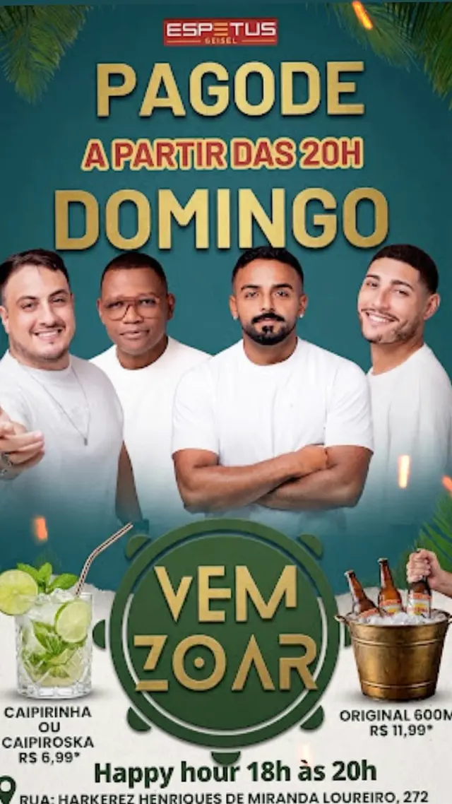 Flyer de Grupo Vem Zoar
