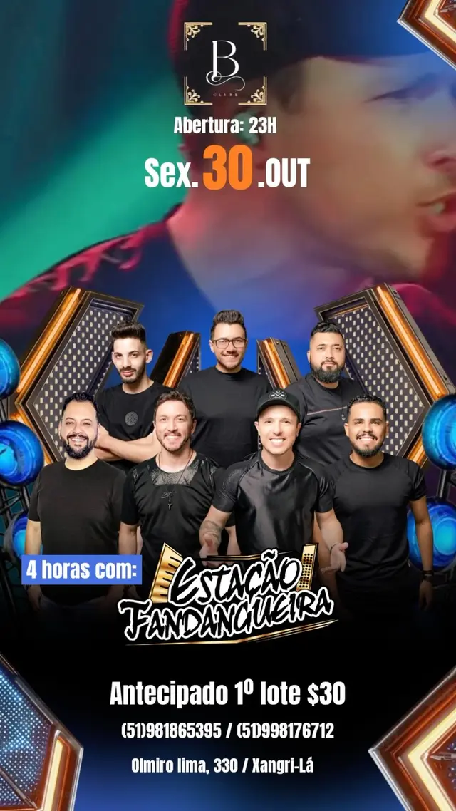 Flyer de Estação Fandangueira