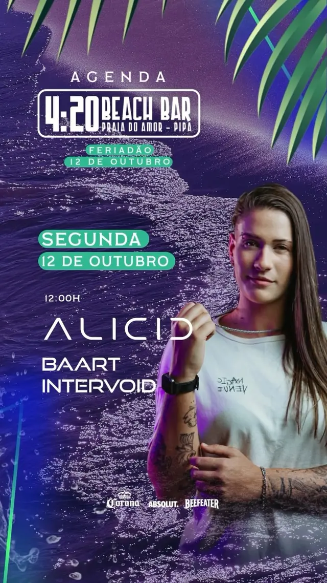 Flyer de Natália Azevedo