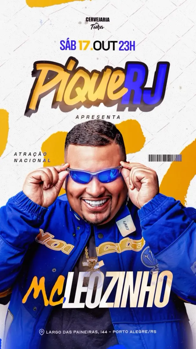 Flyer de MC Leozinho ZS