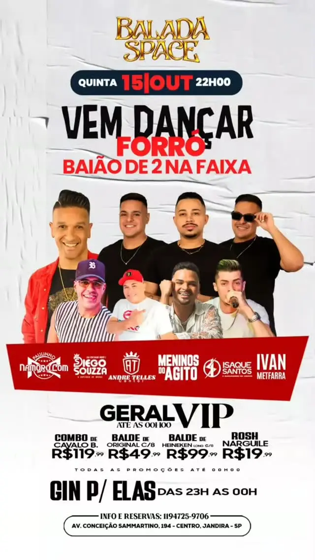 Flyer de Baião de 2 na Faixa