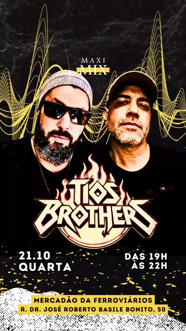 Flyer de Tios Brothers