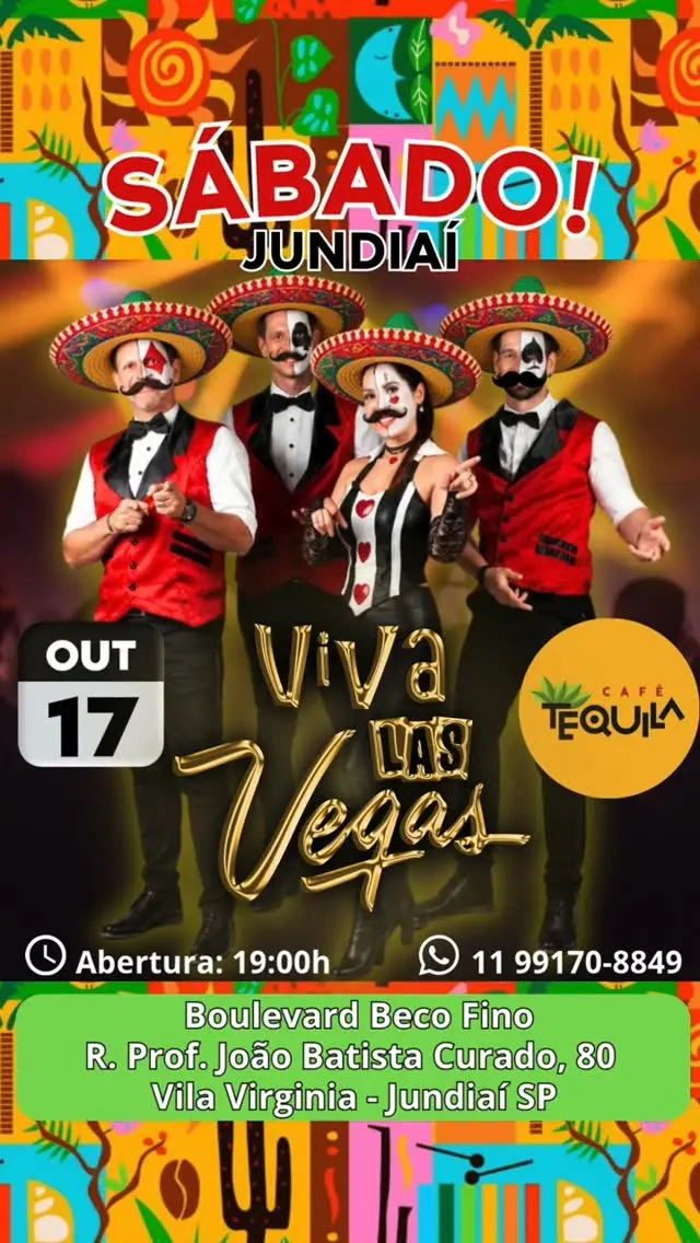 Flyer de Banda Viva Las Vegas