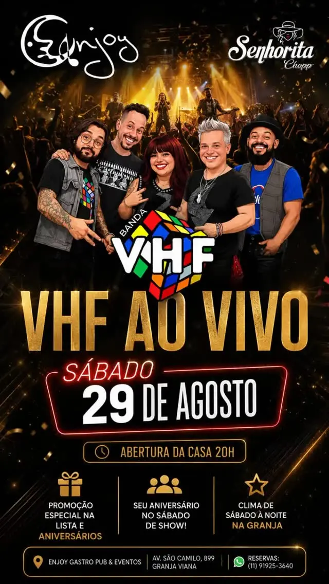 Flyer de Banda VHF