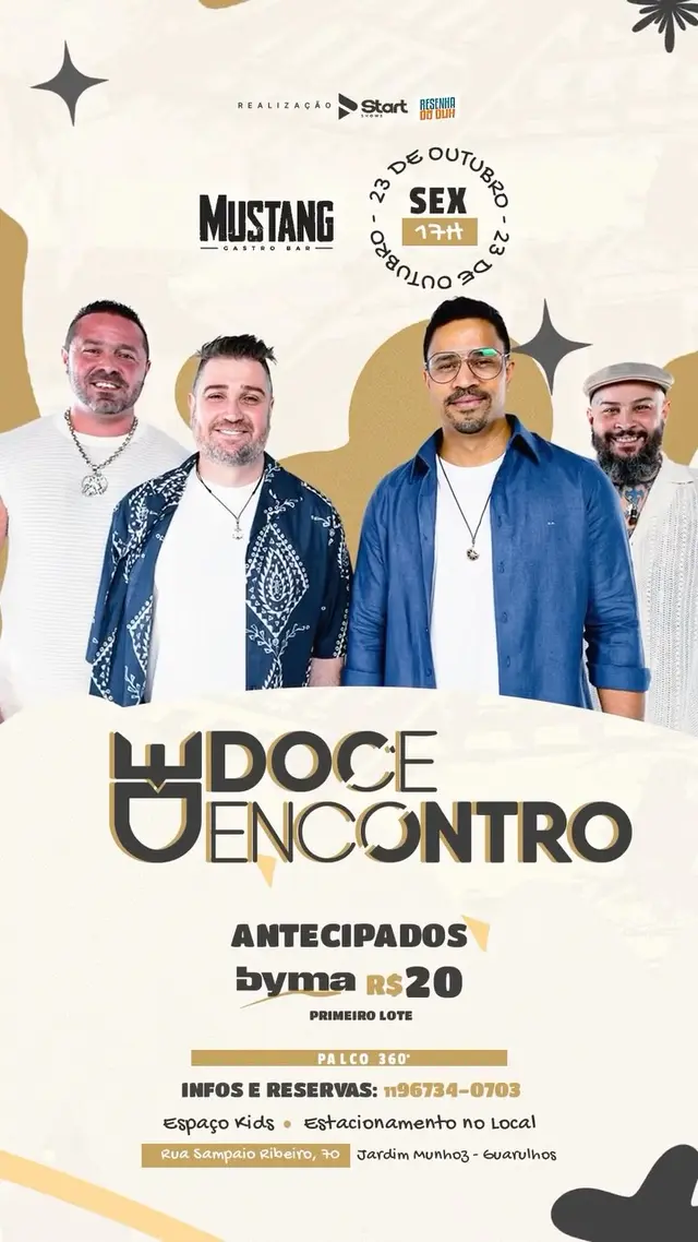 Flyer de Doce Encontro