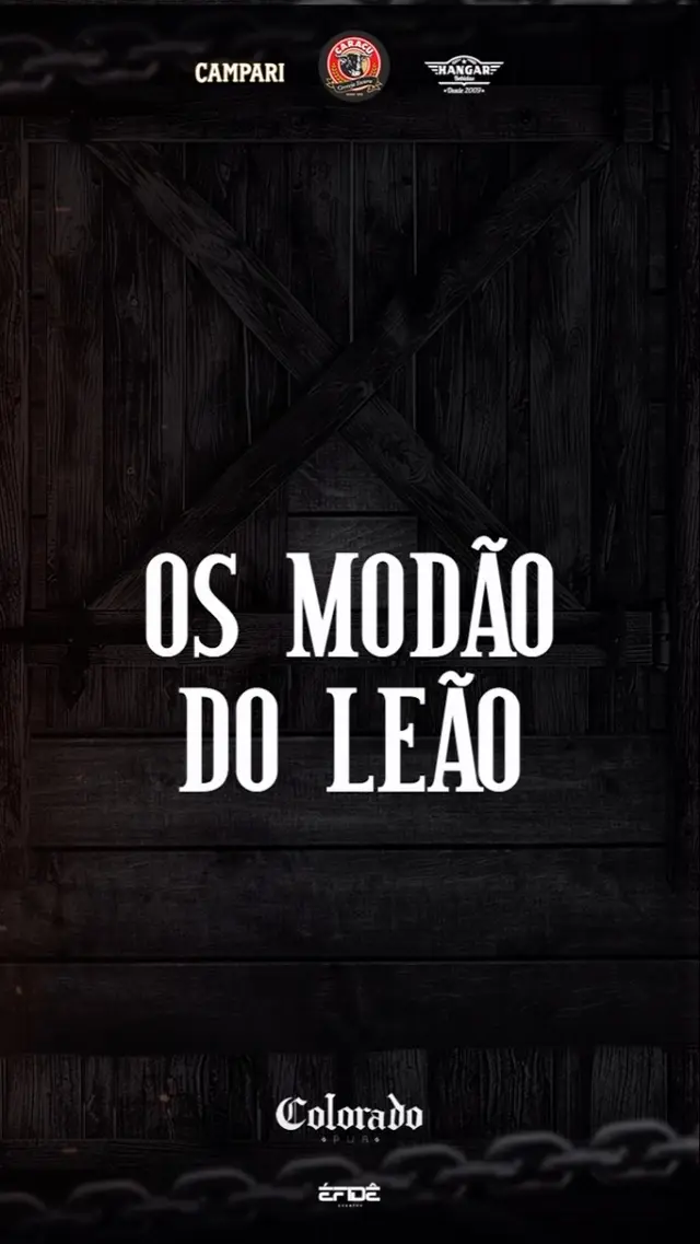 Flyer de Diogo Leão e Os Modão do Leão