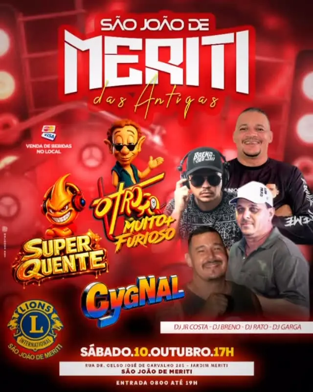Flyer de Super Quente, DJ JR Costa, Breno DJ e mais 4 artistas