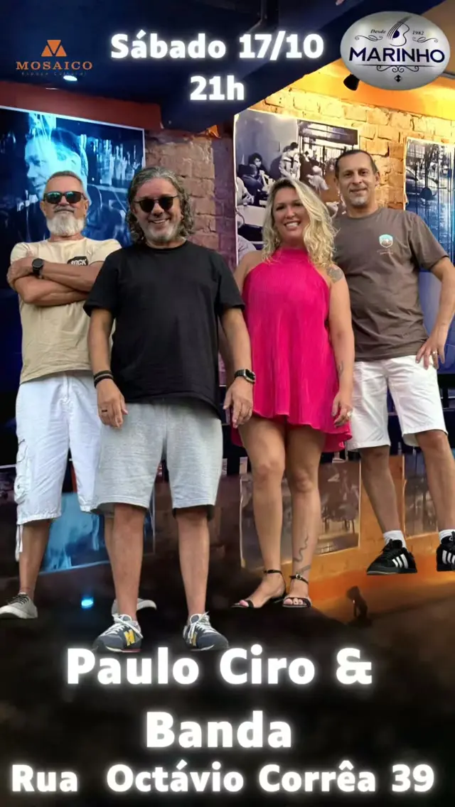 Flyer de Paulo Ciro & Banda