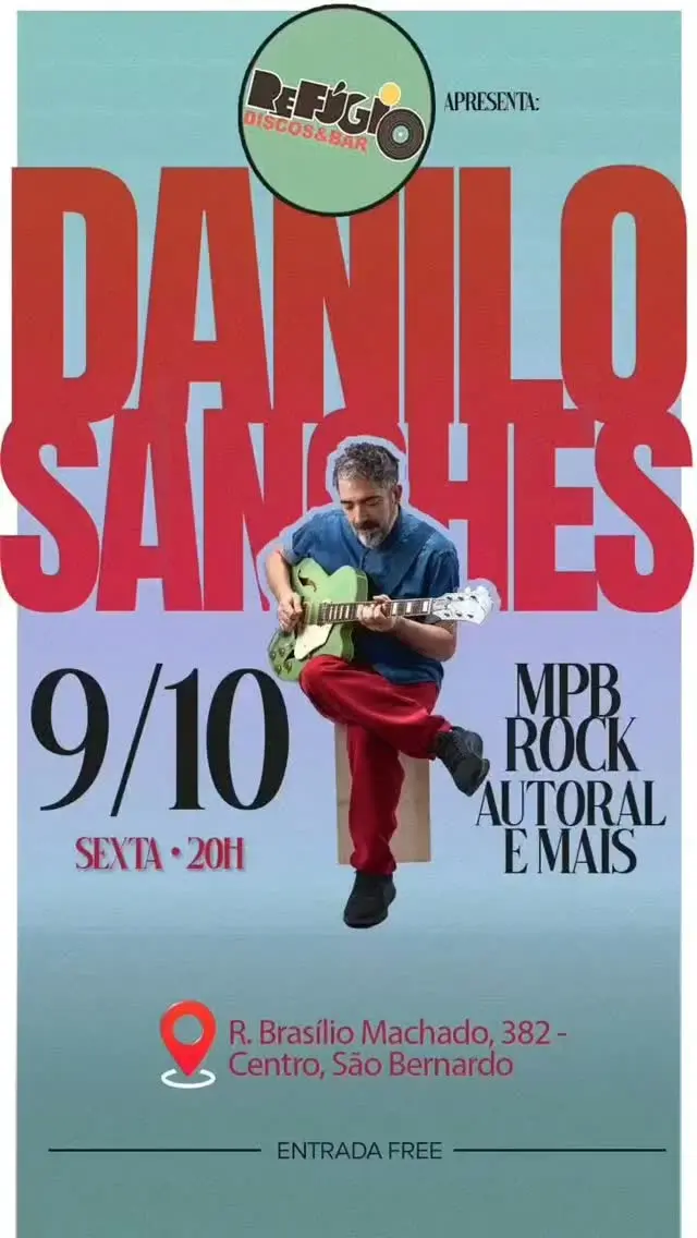 Flyer de Danilo Soares