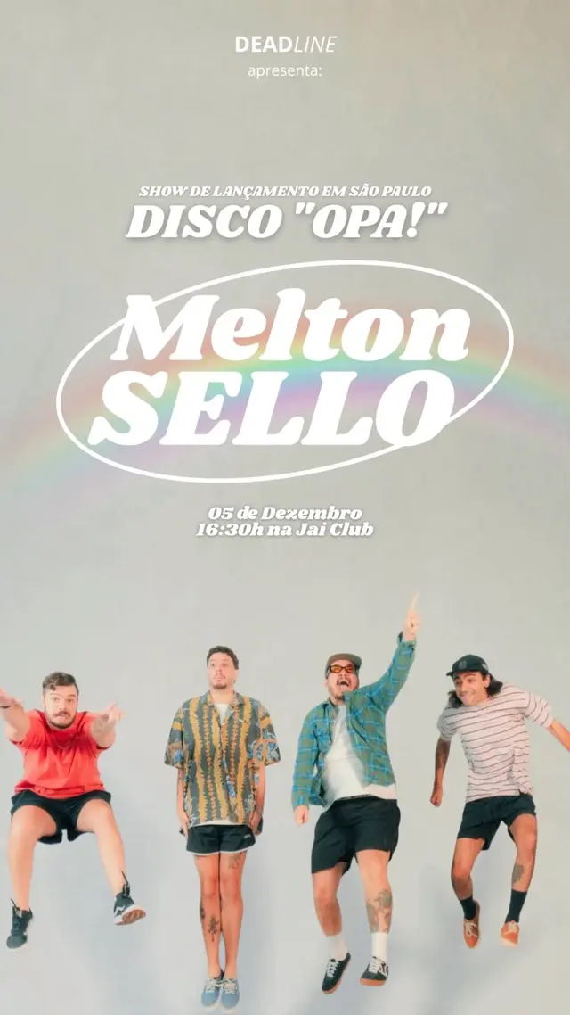 Flyer de Melton Sello, Ärz, Mastrobiso e Querida Faca As Malas