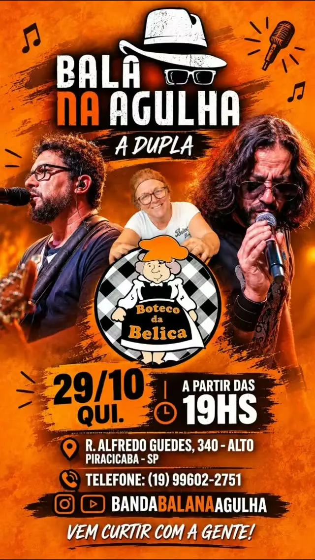Flyer de Bala na Agulha e A Dupla