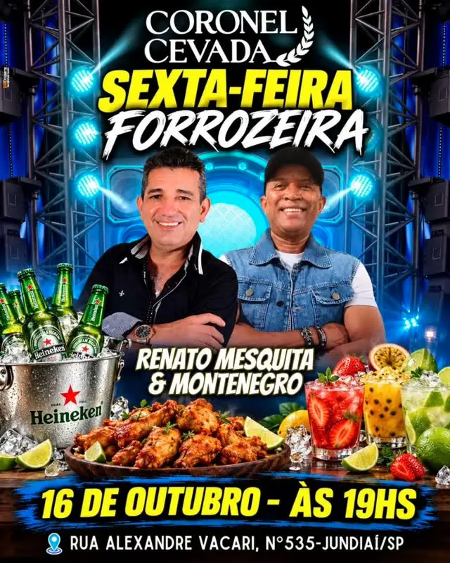 Flyer de Renato Mesquita e Montenegro