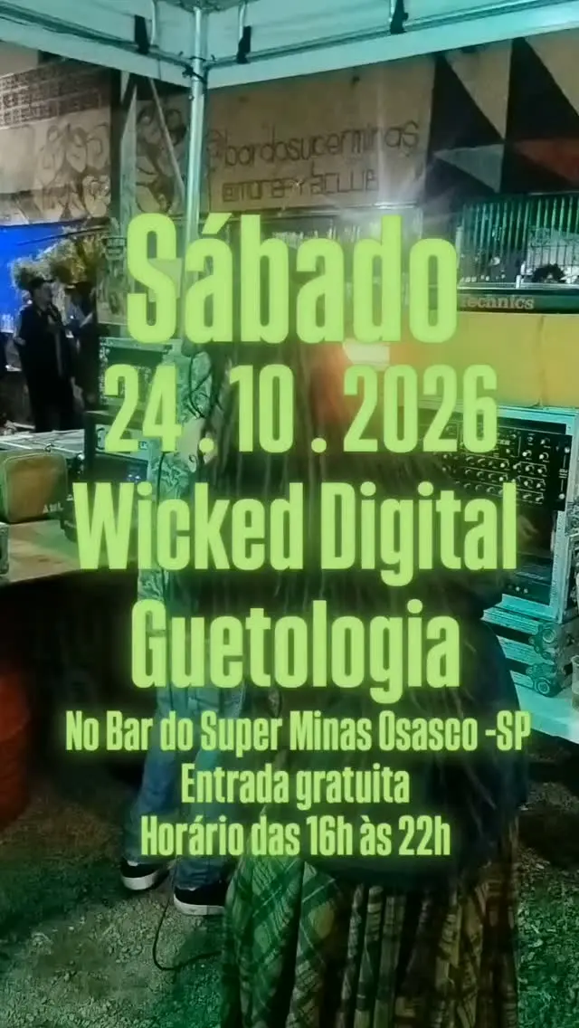 Flyer de Wicked Digital Sistema de Som e Guetologia