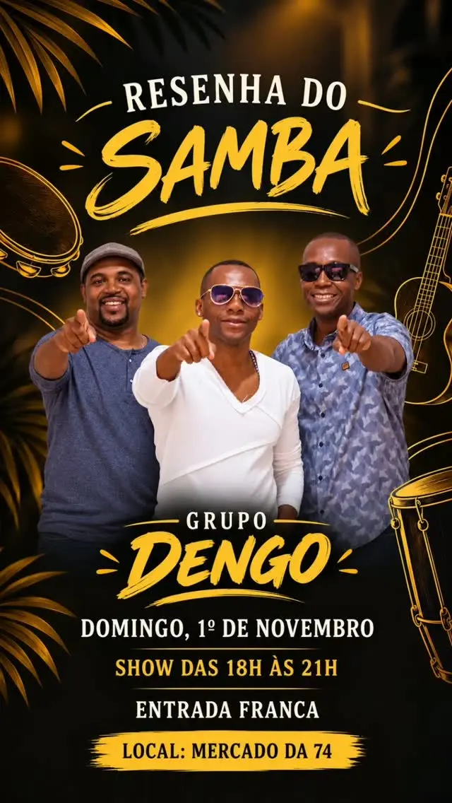 Flyer de Grupo Dengo