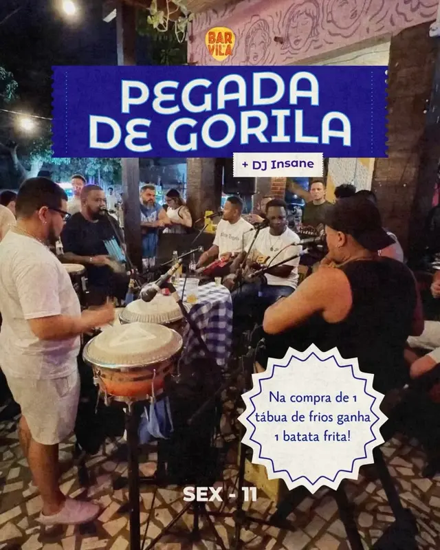 Flyer de Pegada de Gorila