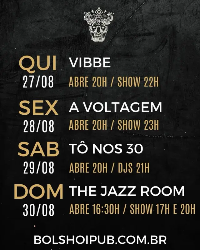 Flyer de Banda Voltagem