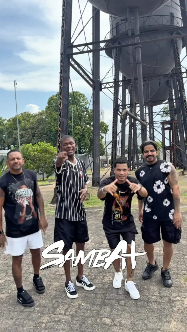 Flyer de Samba Mais e Tombrito Pedrada