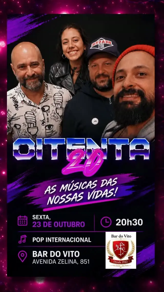 Flyer de Oitenta 2.0