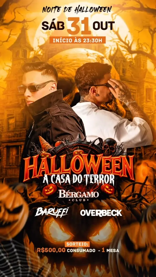 Flyer de Overbeck e Cleber Baruffi