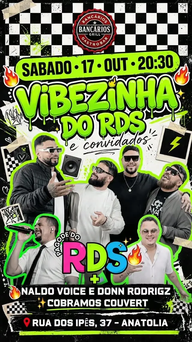 Flyer de Naldo Voice e Donnrodrigz