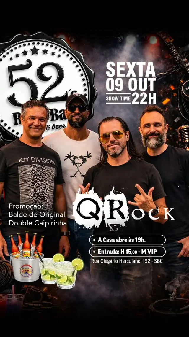 Flyer de QRock
