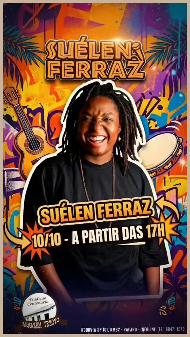 Flyer de Suélen Ferraz