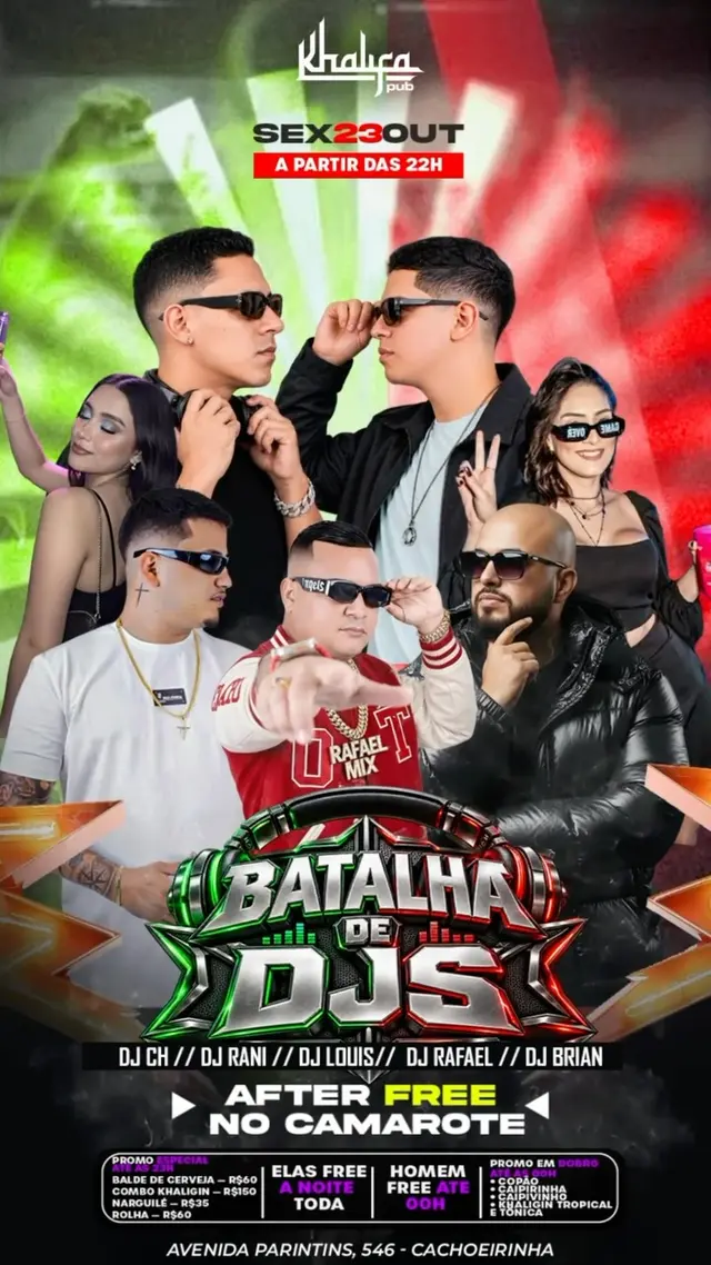 Flyer de Diretamente da Matinha City e mais 4 artistas